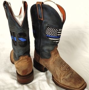 Dan Post *Thin Blue Line* Cowboy Boots